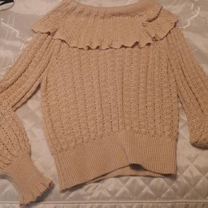 Free people cream sweater